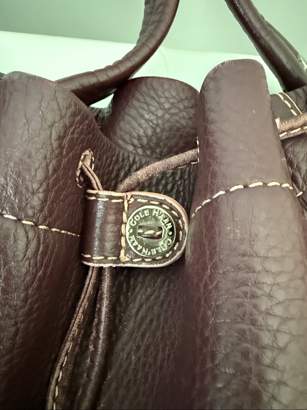 Cole Haan Leather bucket bag - Picture 6 of 9